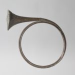 Trompe de chasse de JEHAN CHRESTIEN probablement début XVIIIème — Collection Samoyault
