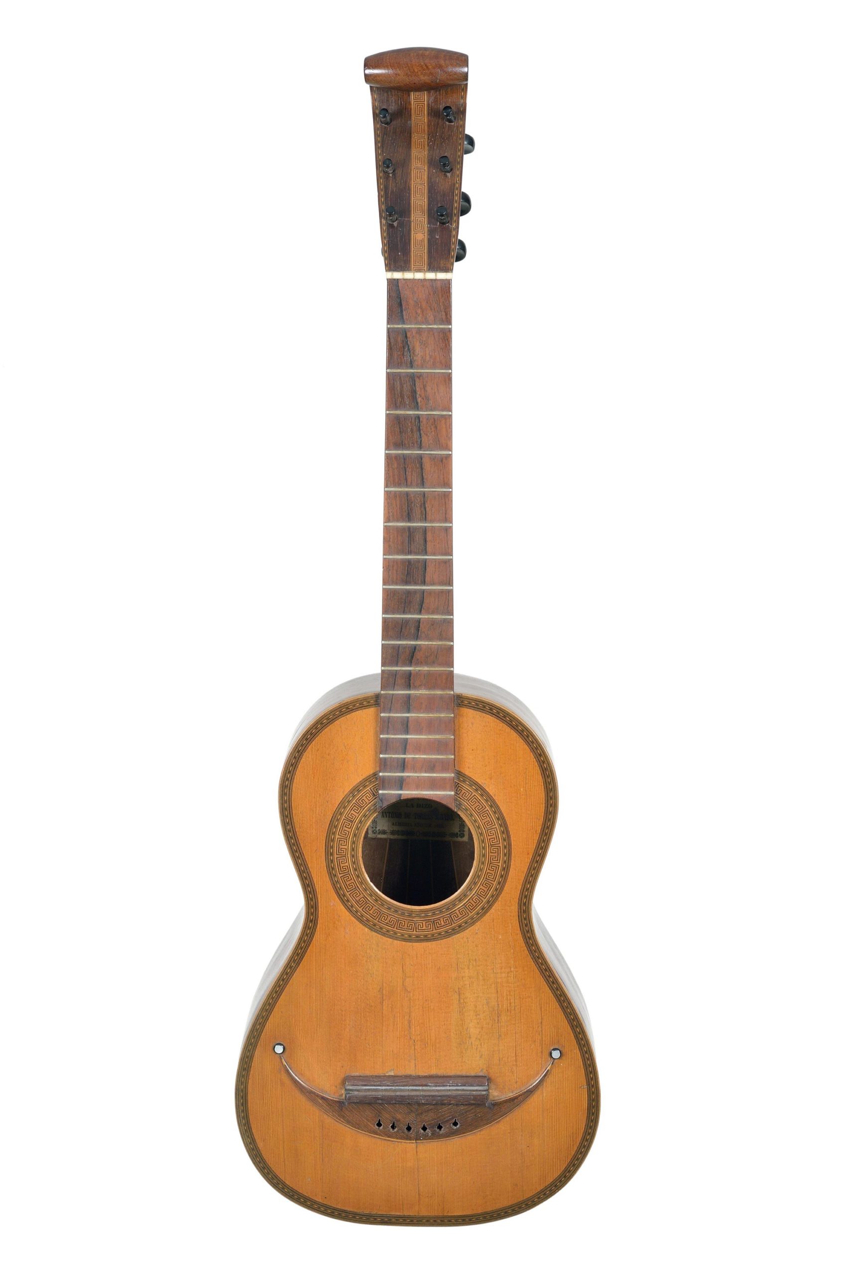 Guitare d'Antonio de TORRES, Almeria (Espagne), 1852