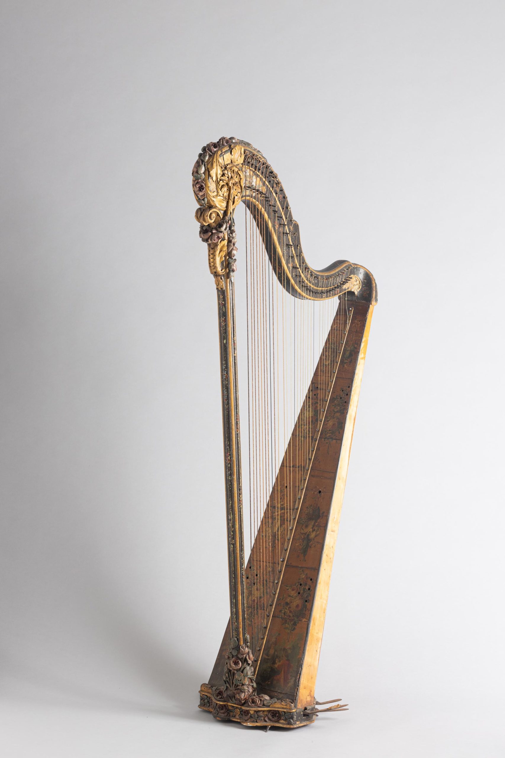 Harpe à crosse Holtzman à Paris, 1775
