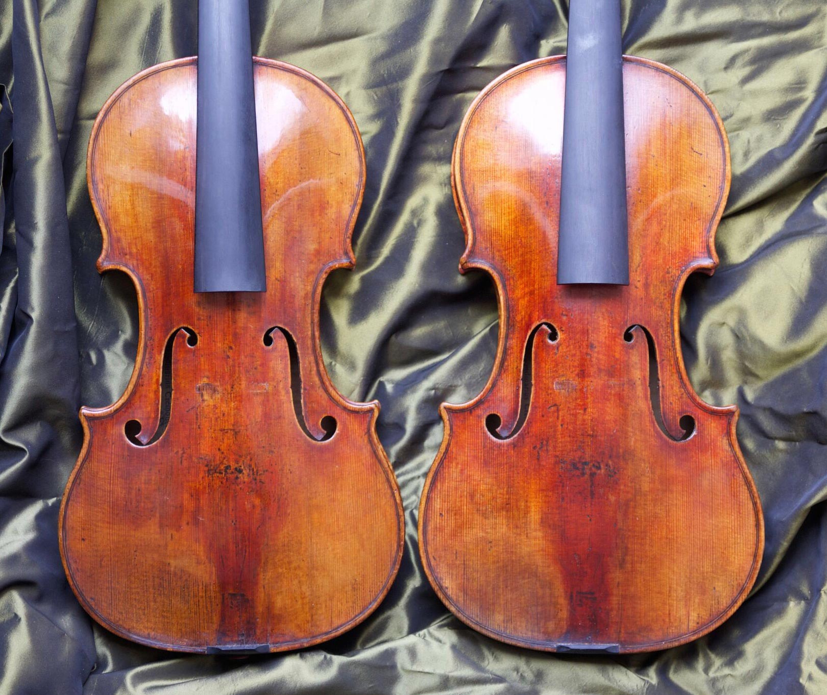 Stradivari de 1709 et copie de Stephan von Baehr