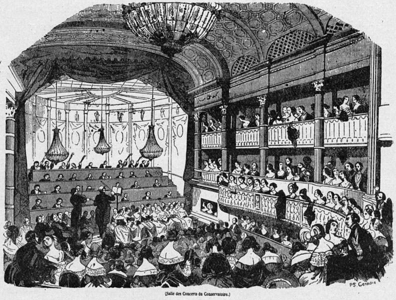 P. S. Germain, A concert at the Paris Conservatory in March 1843