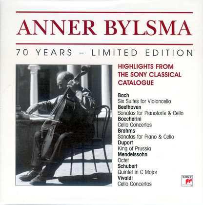 Anner Bylsma, 70 years limited edition, Sony