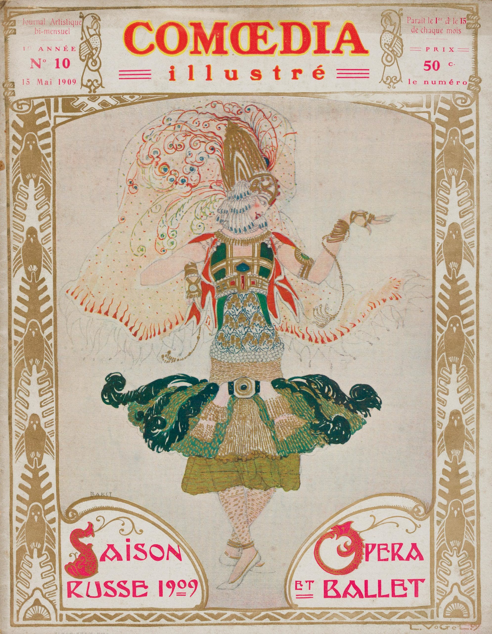 Lot 112 - Ballets russes, 1ere saison, 1909 - Collection Pierre Landau