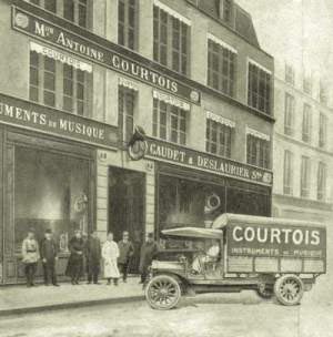 Vues des Ateliers et Magasins de la Maison Antoine Courtois, Rue du marais, vers 1860, Caudet & Deslaurier
