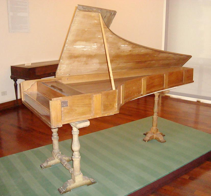 Le piano Cristofori de 1722 est au Musée national des instruments de musique, à Rome