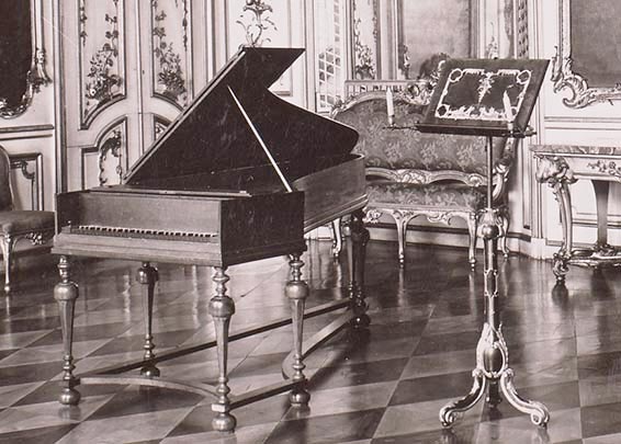 Piano Gottfried Silbermann (1746) de Frédéric II