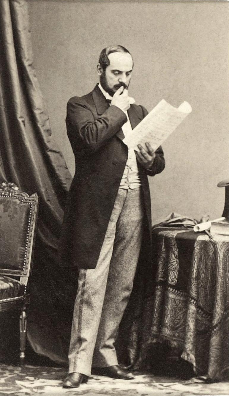 Jean-Baptiste Arban (1825 - 1889), cornettiste virtuose, enseignant, chef d'orchestre et compositeur français, public domain