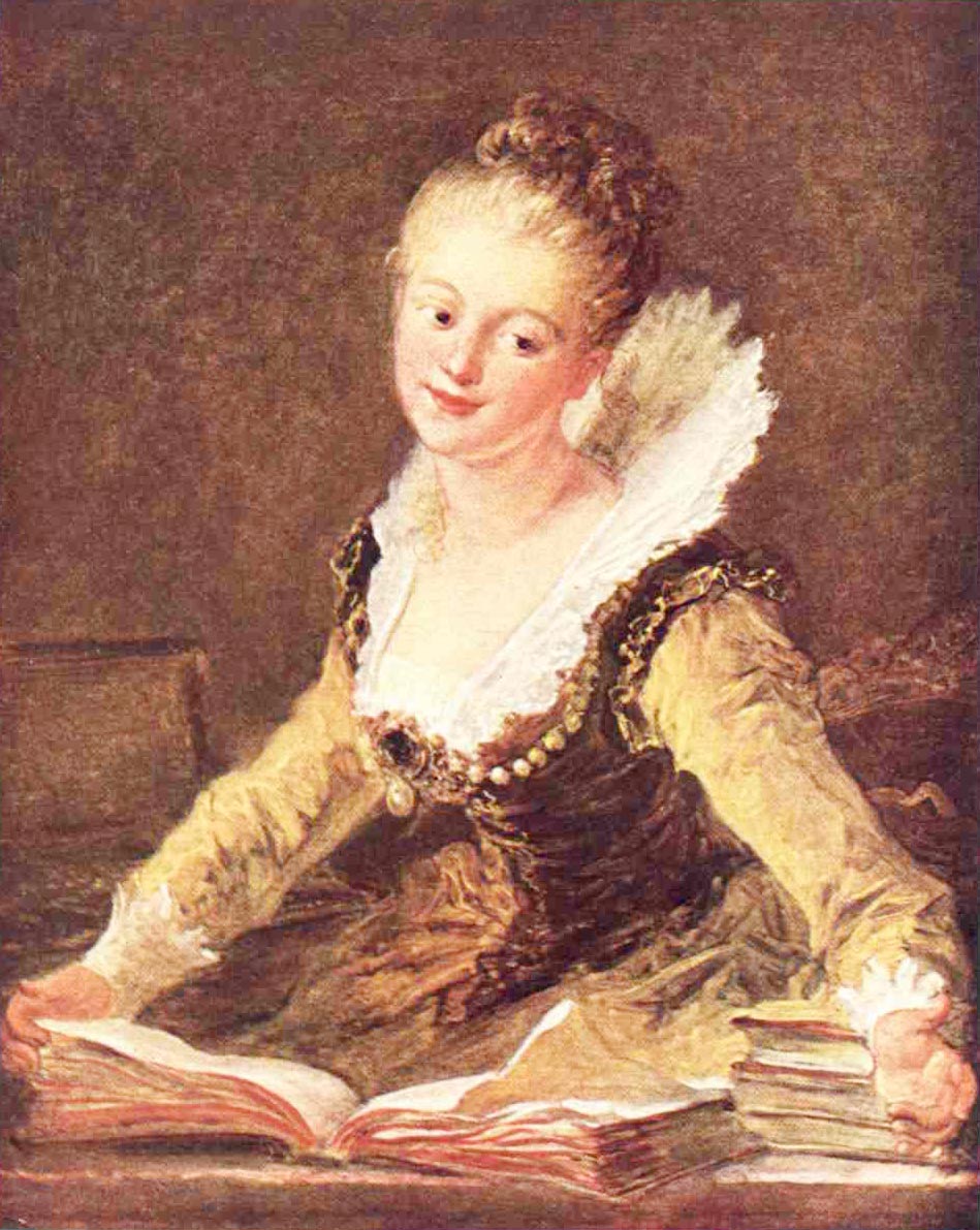 Jean Honoré Fragonard, Madame Brillon de Jouy, vers 1769, Musée du Louvre