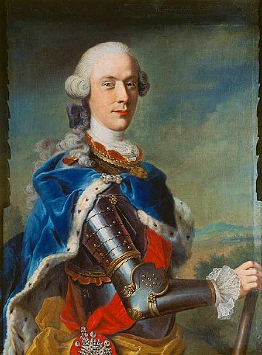 Johann Georg Ziesenis, Christian IV de Deux-Ponts-Birkenfeld, 1749