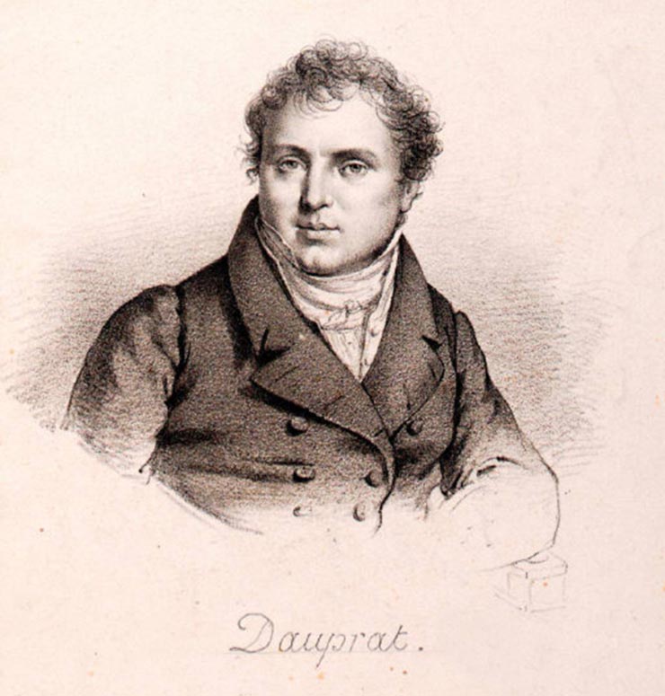 Portrait du corniste Louis François Dauprat (1781-1868), vers 1800, domaine public