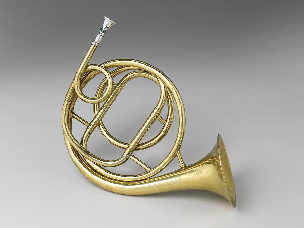 Jahn, Trompette circulaire, ca.1830, Metmuseum, domaine public