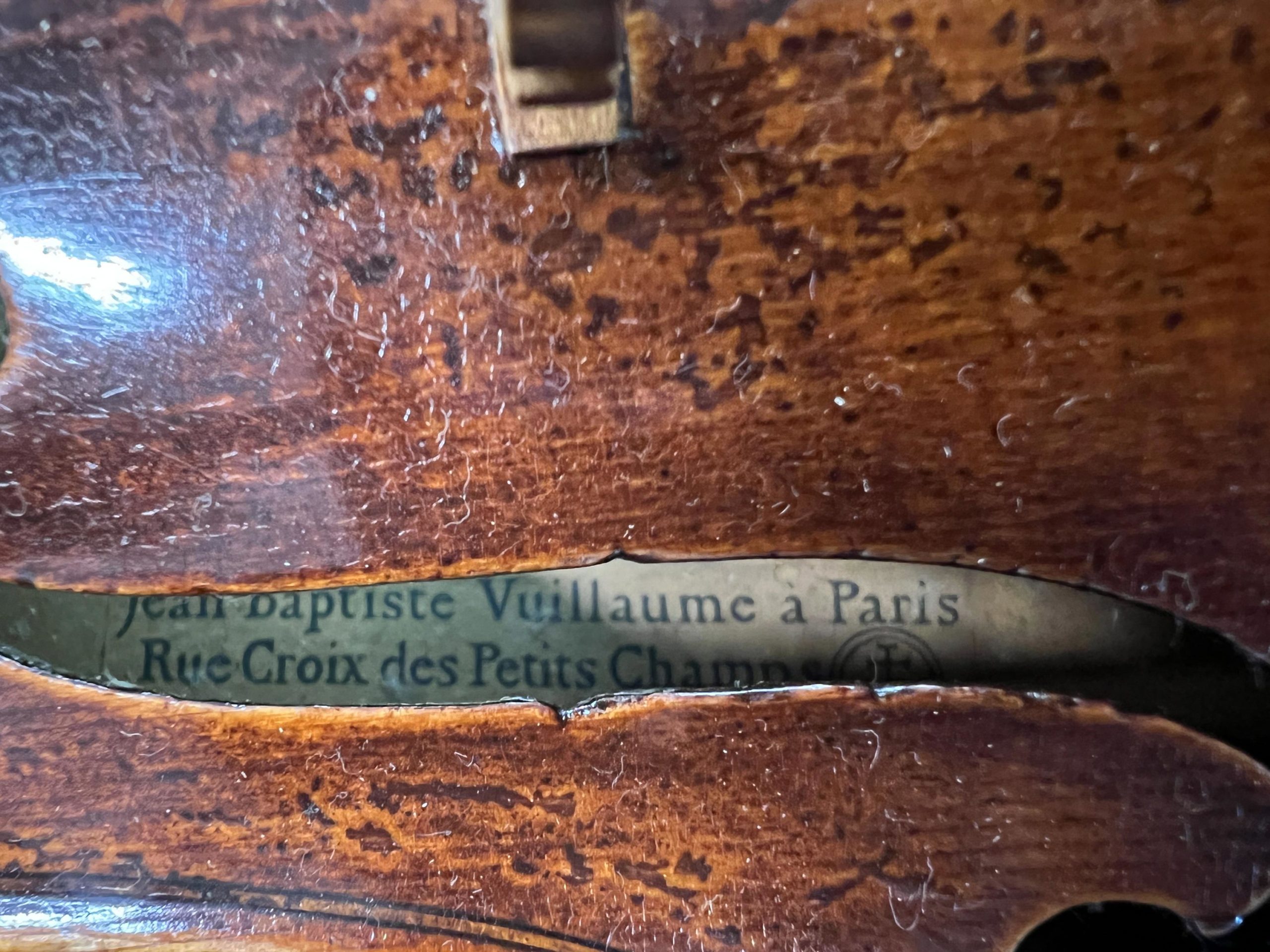 Violon de Jean Baptiste VUILLAUME ayant appartenu à Amédée Soil