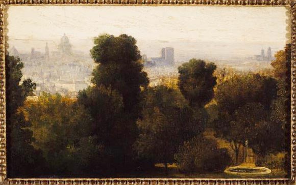 Paris vu des hauteurs de Belleville, 1840, huile sur toile, Musée Carnavalet