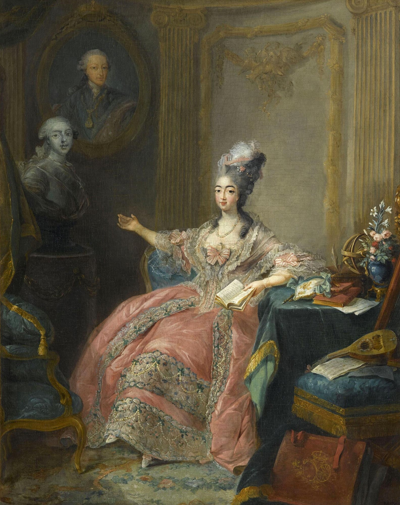Jean-Baptiste André Gautier-Dagoty, Marie Joséphine de Savoie, 1777, Versailles