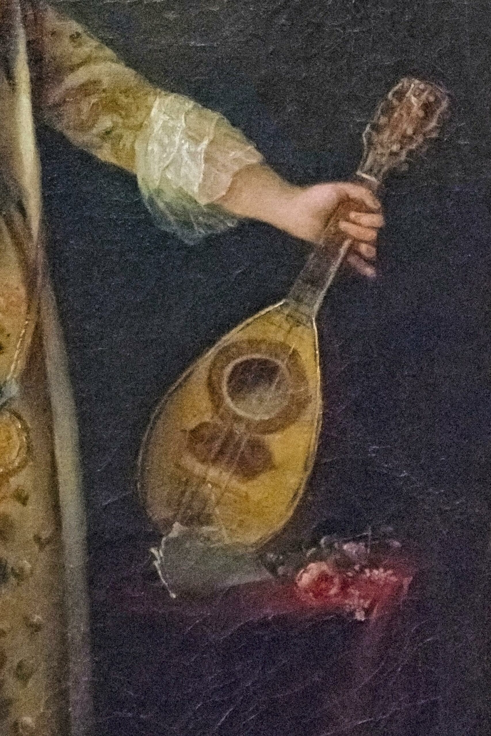 Cazes le Fils, Portrait de madame Louis Chénier en costume grec (détail), Beaux Arts de Carcassonne, XVIIIeme