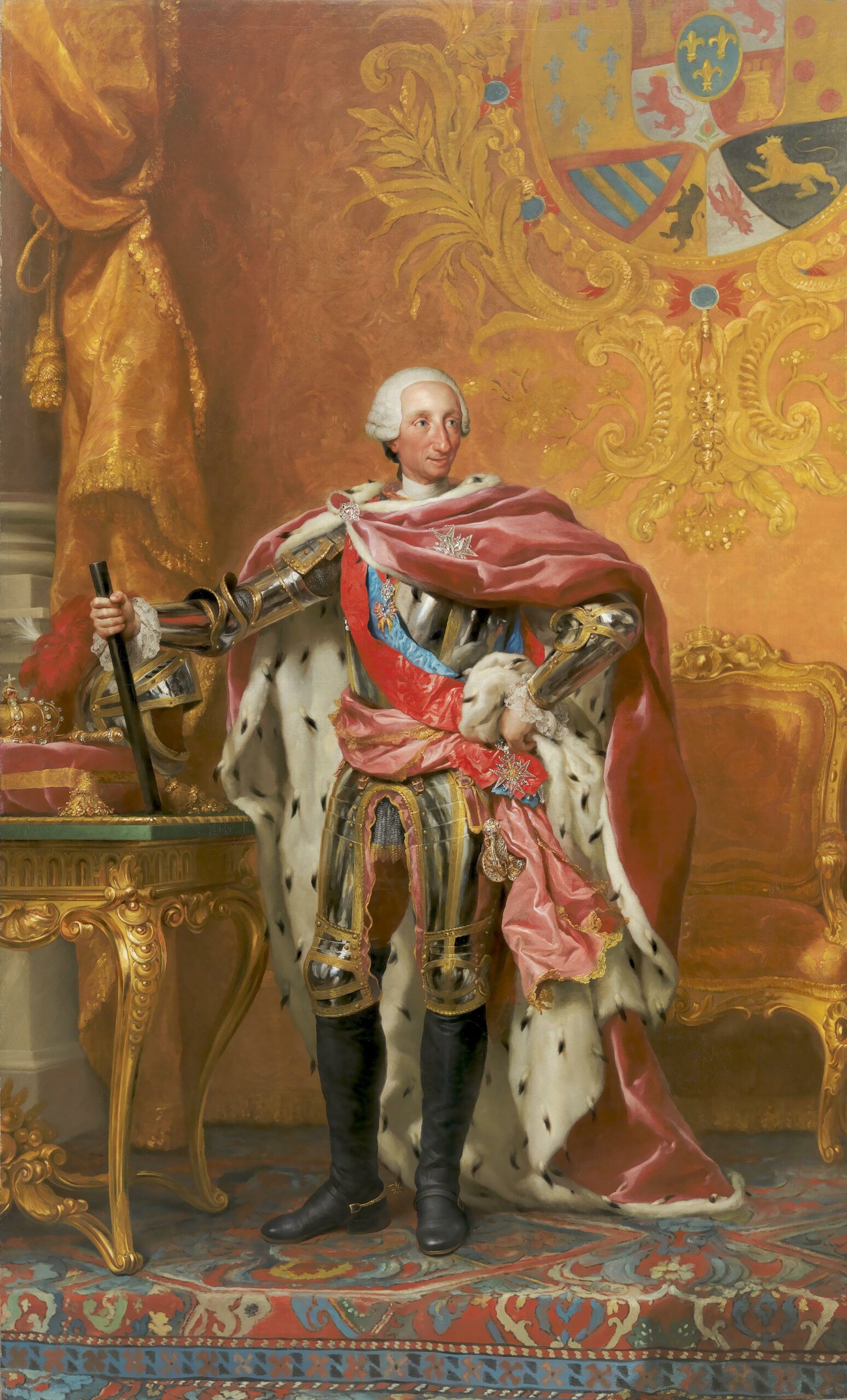 Anton Raphael Mengs, Portrait de Charles III d'Espagne, 1765-66, Statens Museum for Kunst