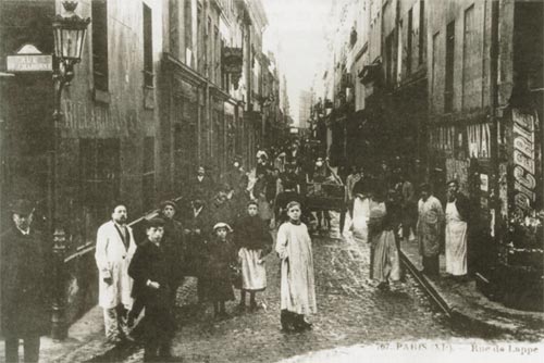 La rue de Lappe dans les années 1900