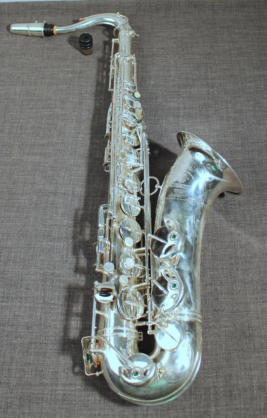 Saxophone ténor en métal argenté de SELMER Balance Action de 1947 Instrument mis en vente par Vichy Enchères le 28 mai 2016 © Vichy Enchères