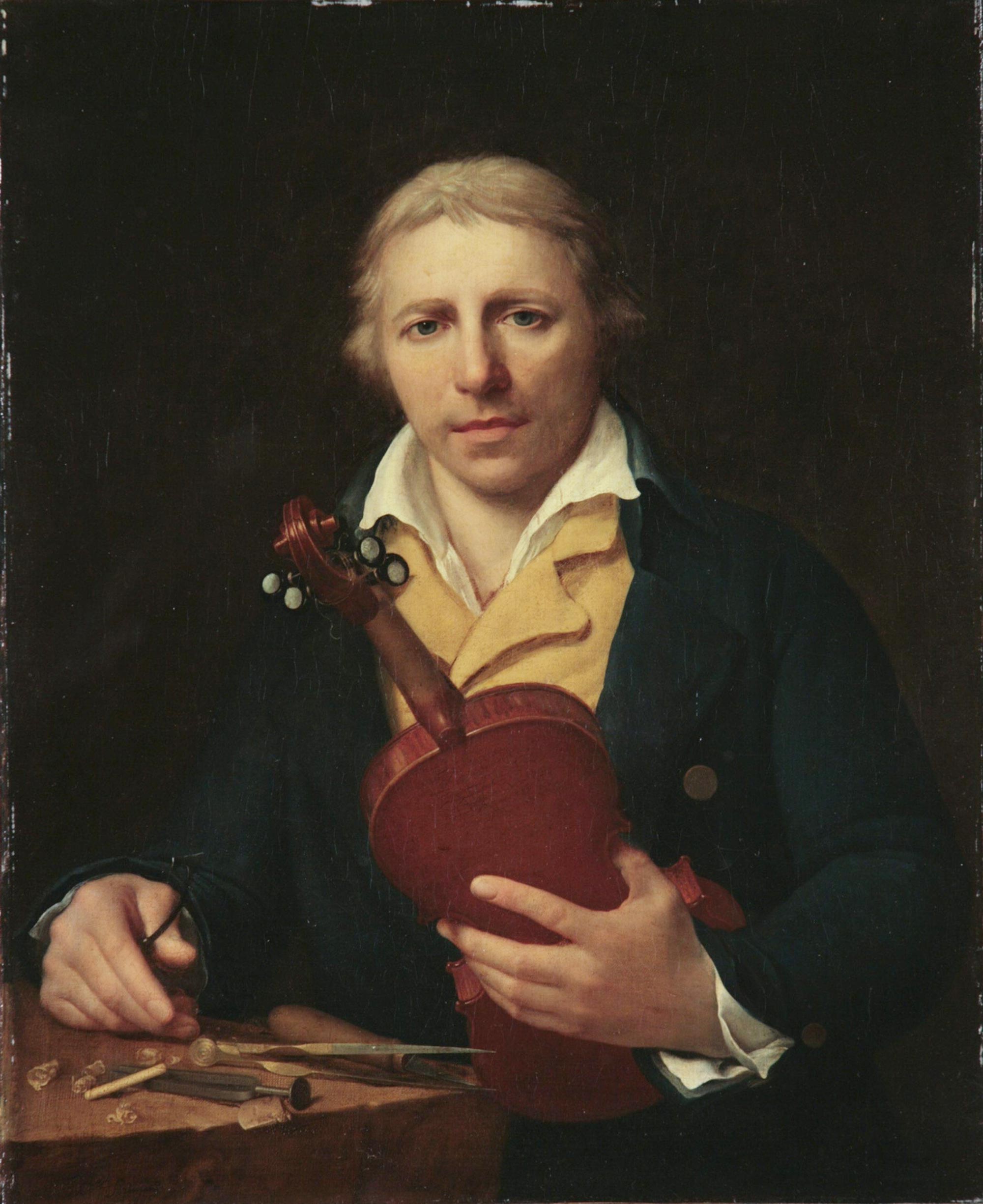 Portrait de Nicolas LUPOT, Huile sur toile d’Henriette LORIMIER 1805. Musée de Mirecourt