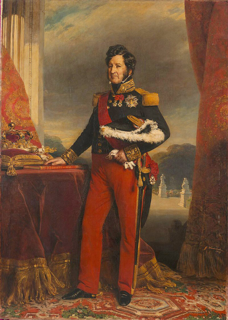 Winterhalter, Portrait du roi Louis-Philippe Ier avec les joyaux de la Couronne, 1839