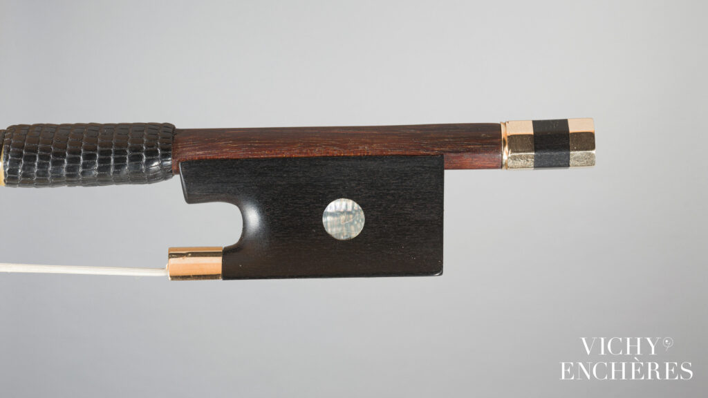 Baguette d'archet de violon de François Xavier TOURTE Instrument mis en vente par Vichy Enchères le 30 novembre 2023 © C. Darbelet