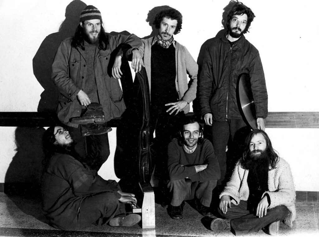 Le Dharma Quintet, Jef Sicard en bas à droite