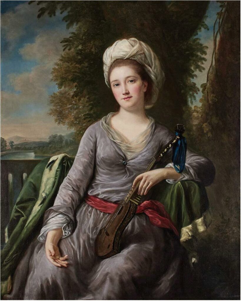 Tischbein, Portrait of a Lady Holding a Hamburger Cithrinchen, Royal College of Music, Londres