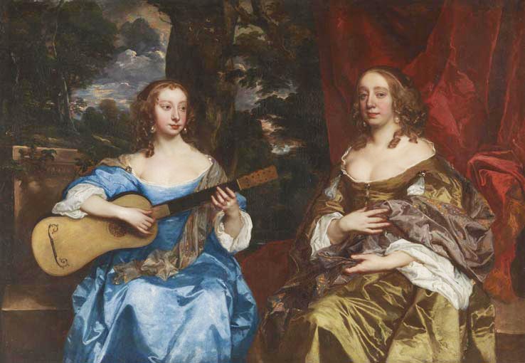 Sir Peker Lely, Two Ladies of the Lake Family, Tate Gallery