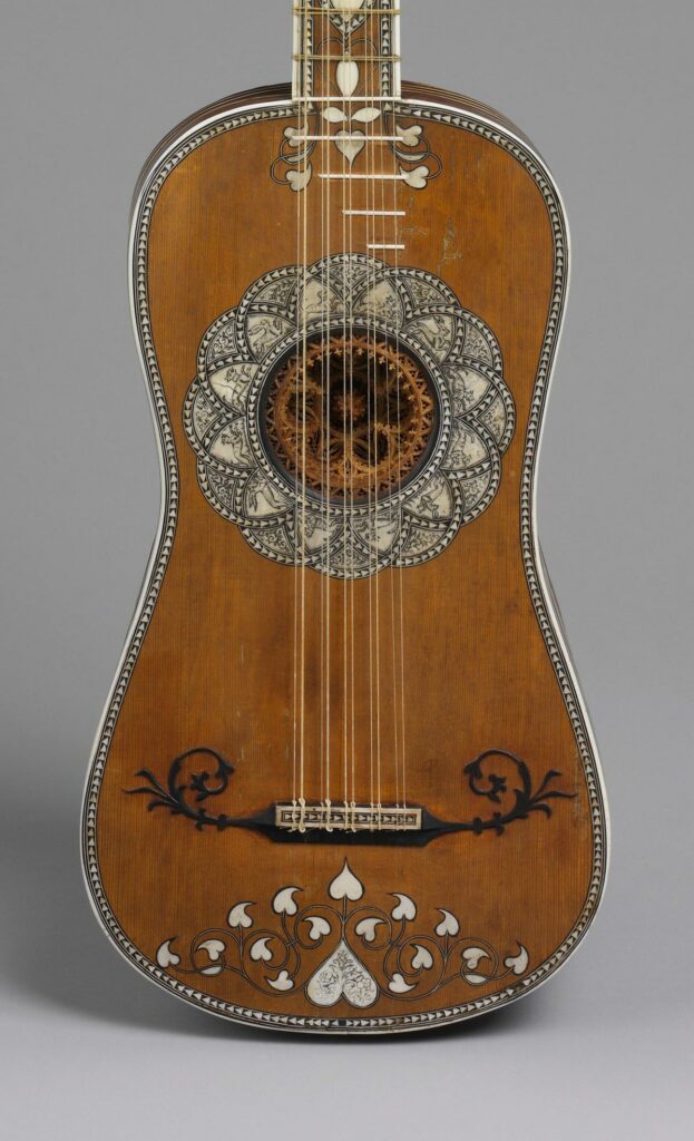 Attribuée à Matteo Sellas, Guitare, Metropolitan Museum, NY