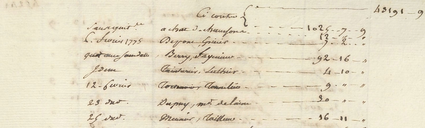 Minutes et répertoires du notaire Pierre Lormeau. © Archives Nationales de Paris