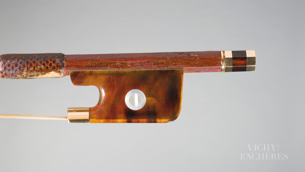 Archet de violon de Christophe SCHAEFFER Instrument mis en vente par Vichy Enchères le 5 juin 2025 © C. Darbelet