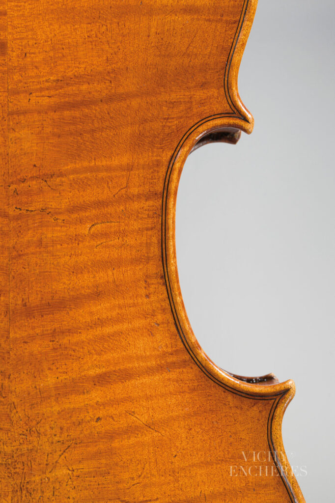 Joli violon de Giovanni Battista GABBRIELLI Instrument mis en vente par Vichy Enchères le 5 juin 2025 © C. Darbelet