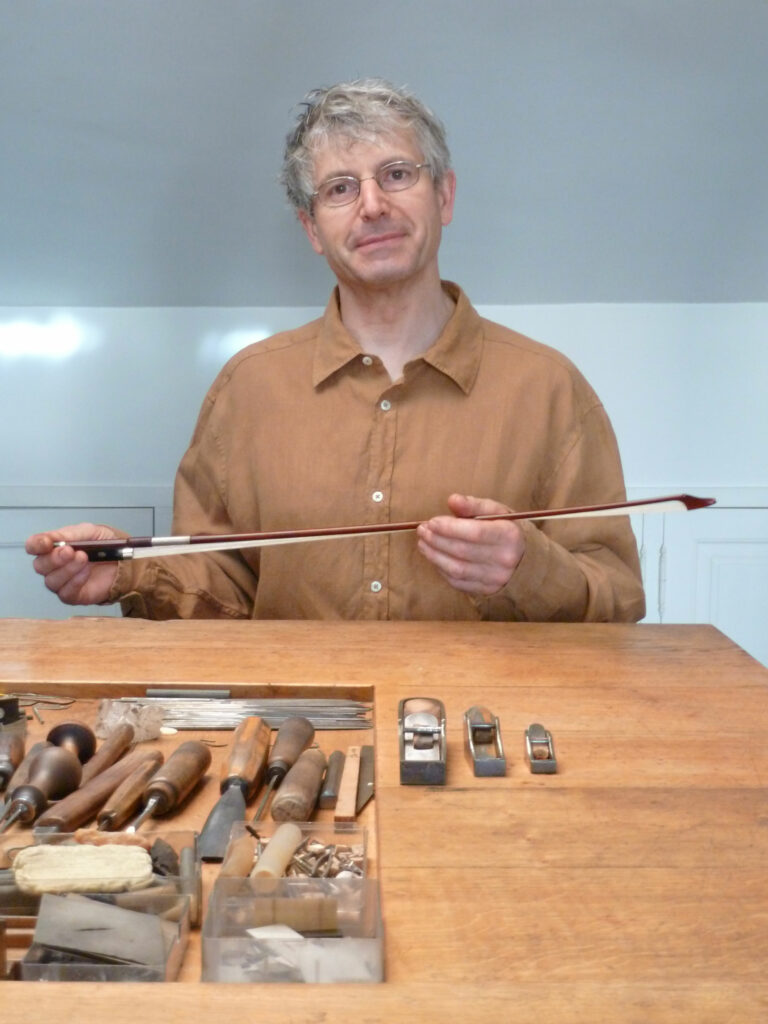 Christophe Schaeffer dans son atelier, archives personnelles