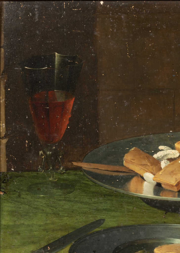 Nature morte aux financiers, de Lubin Baugin -vers-1630- détails -Vichy-Enchères