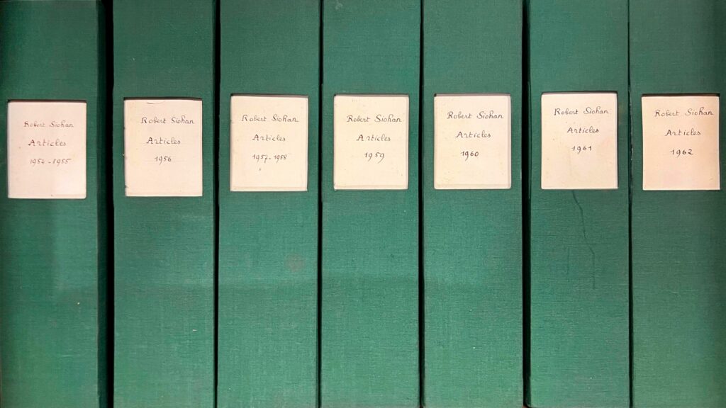 Ensemble d’archives sur les articles de Robert Siohan