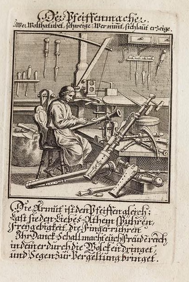 Christoph Wiegel, "Der pfeiffeenmacher" - 1698.