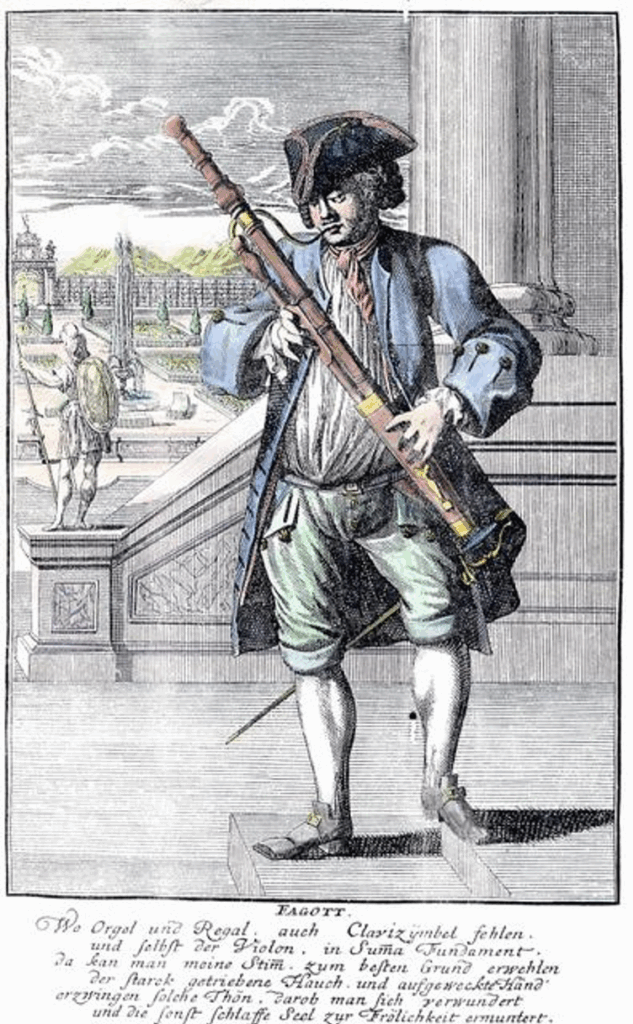 Johann Christoph Wiegel, "Musicalische theatrum" - vers 1710.