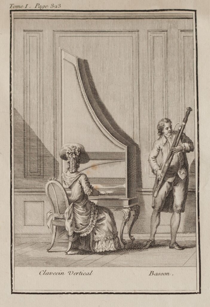 Duo de clavecin et de basson - 1780.