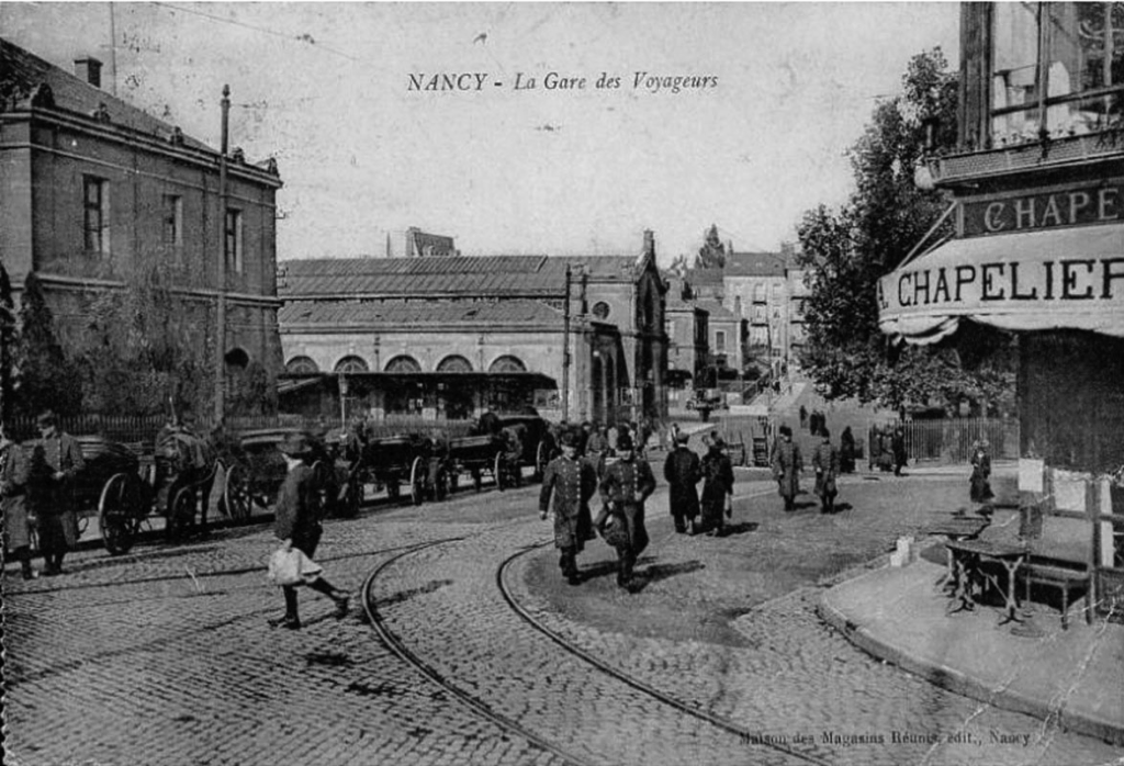 Rue Campel à Nancy, avant 1900.
