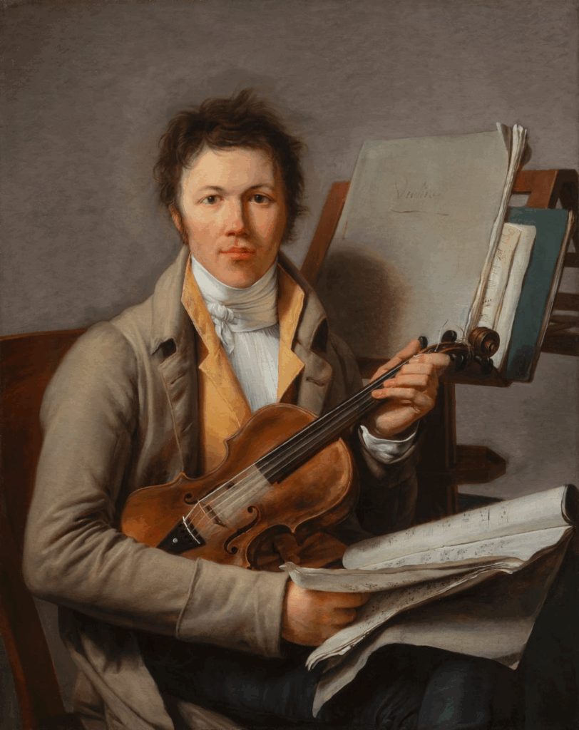 Pierre Rode, par anonyme français - fin XIXe siècle - huile sur toile - galerie Maurizio Nobile.