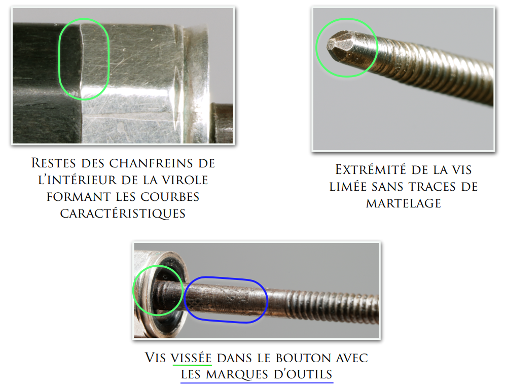Détails du bouton.