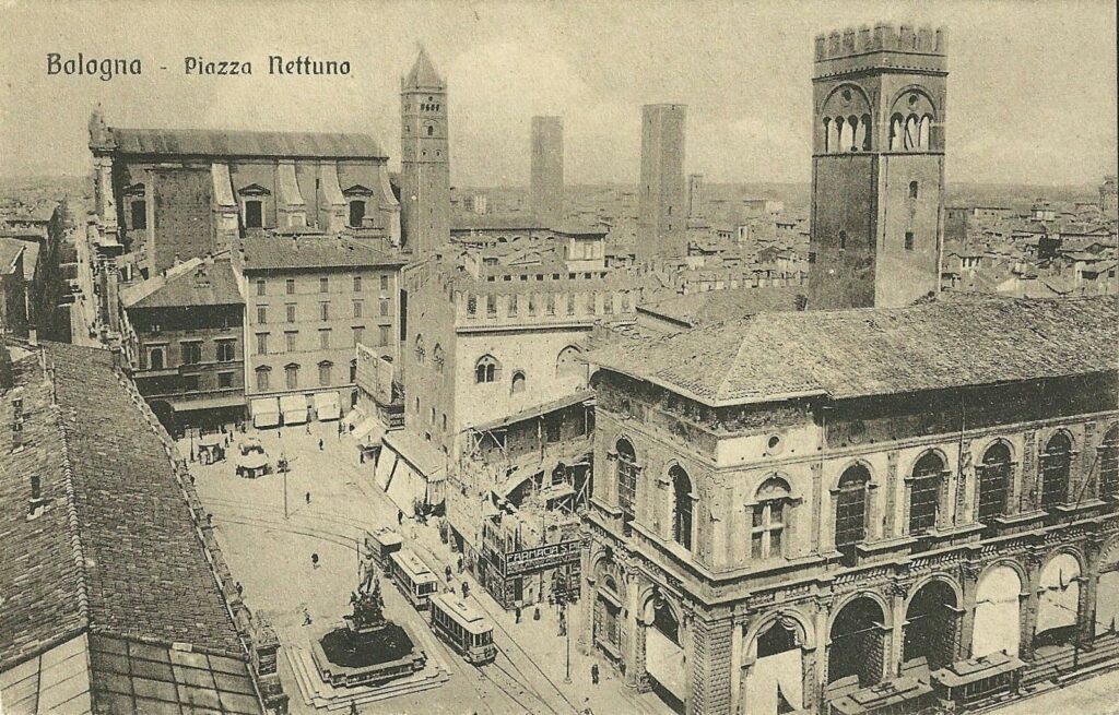 Bologne, Piazza Nettuno.