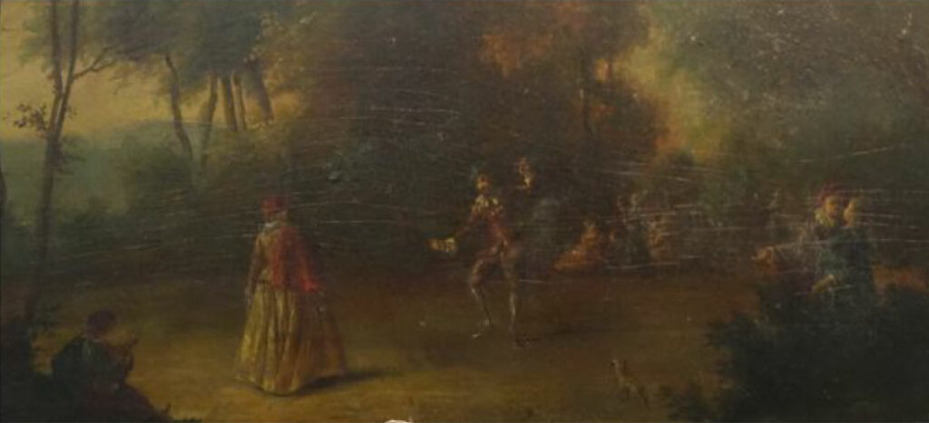 Épinette en aile d’oiseau d'Armand-Joseph LION, 1786 Instrument mis en vente par Vichy Enchères le 2 mai 2026 © Vichy Enchères/ Photo C. Darbelet