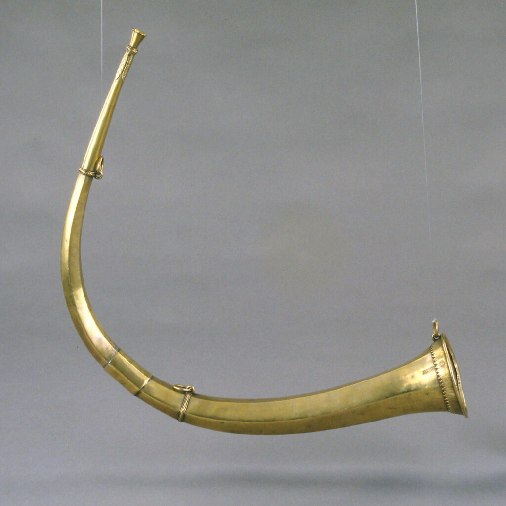 Crétien I, Cor, 1ère moitié XVIIème siècle, E.792, Musée de la Musique, crédits photos Thierry Ollivier