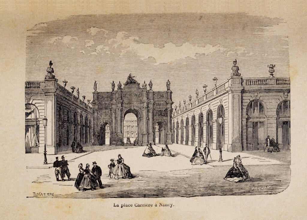 Delannoy, La place Carrière à Nancy