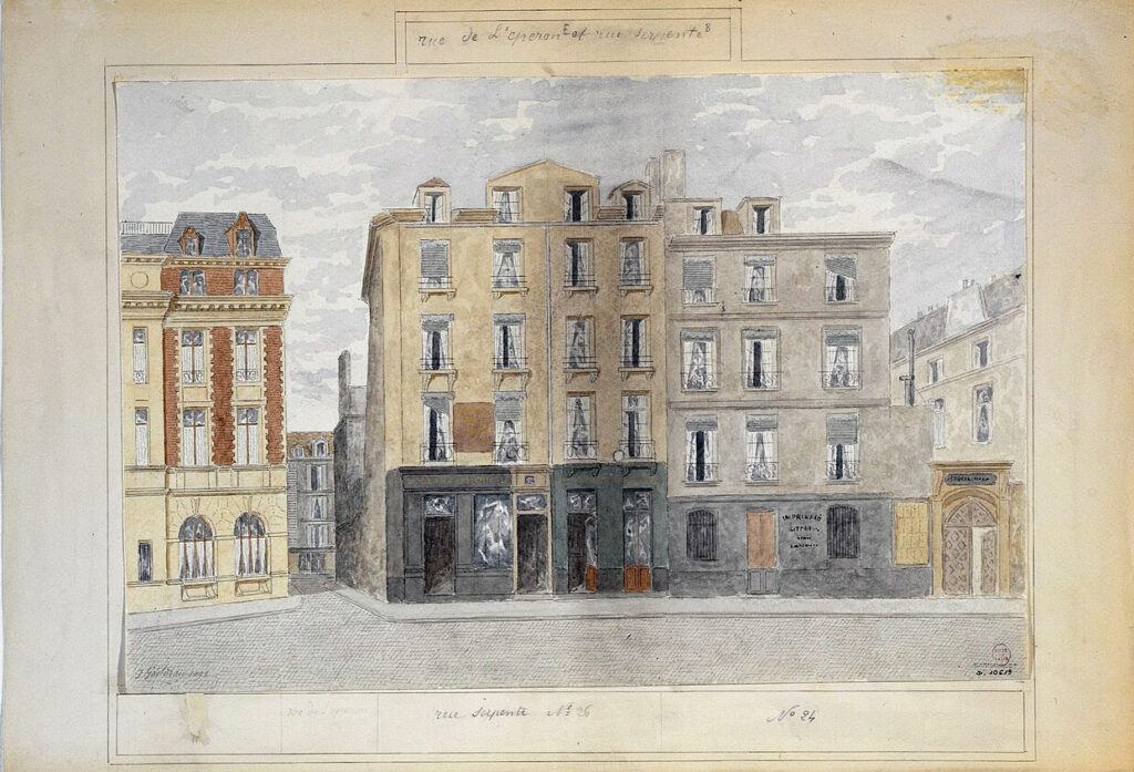 Jules Gaildrau, rue Serpente, 1893, Musée Carnavalet