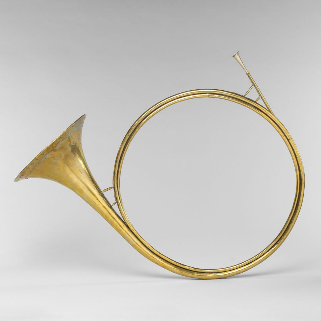 Crétien, Trompe de chasse Dauphine, vers 1700, The Metropolitan Museum of Art, NY