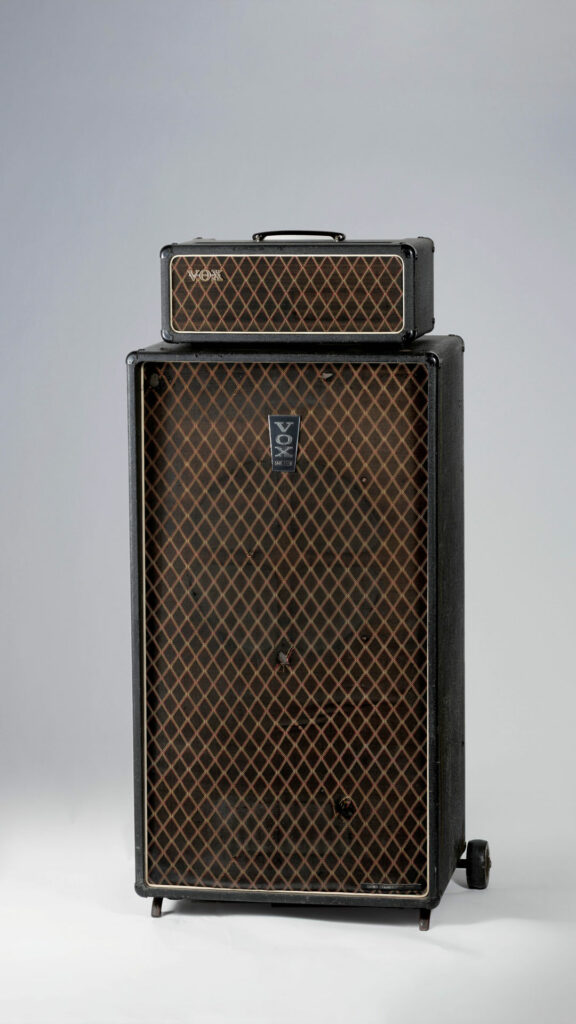 No. 37 1966 VOX amplifier head "AC100" with VOX Solid State/Super Foundation Bass cabinet