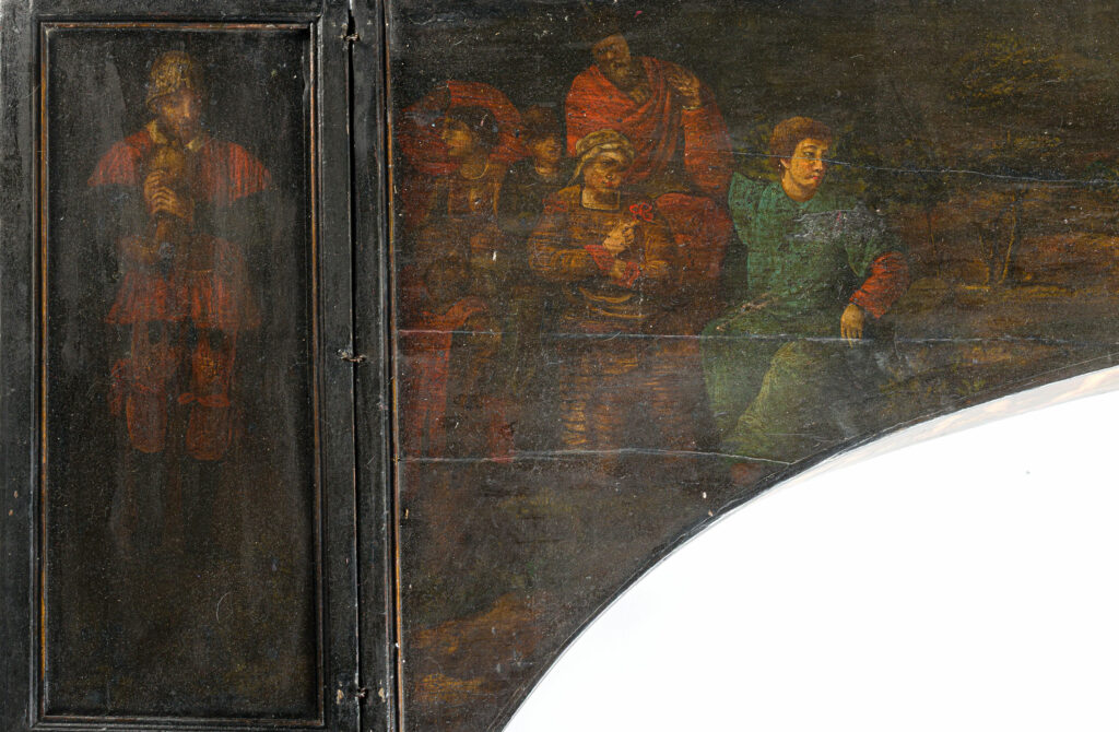 Clavecin italien probablement de Francesco FABBRI, Rome vers 1630 Instrument mis en vente par Vichy Enchères le 2 mai 2026 © Vichy Enchères/ Photo C. Darbelet