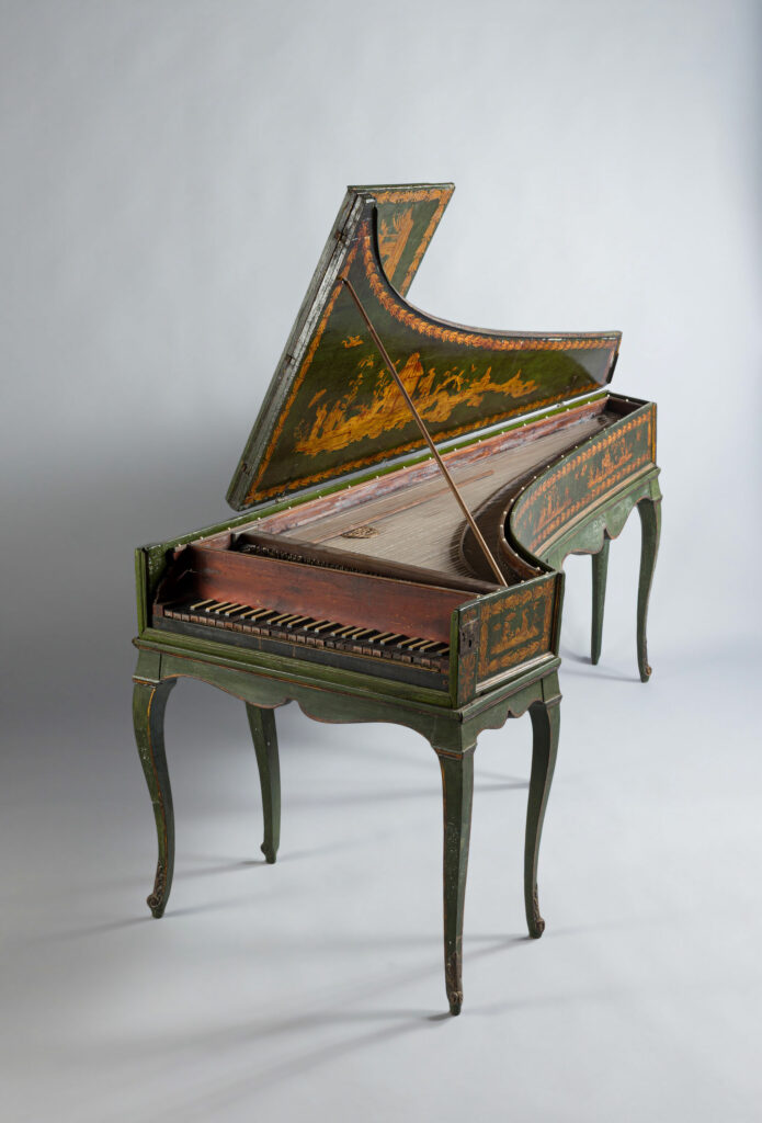 Clavecin Italien anonyme, fin XVIe Instrument mis en vente par Vichy Enchères le 2 mai 2026 © Vichy Enchères/ Photo C. Darbelet